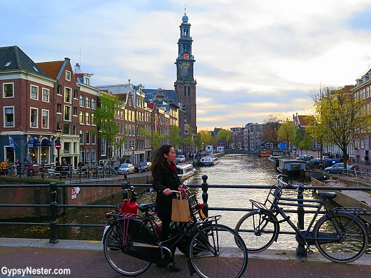 The canal that runs in front of Anne Frank's secret annex