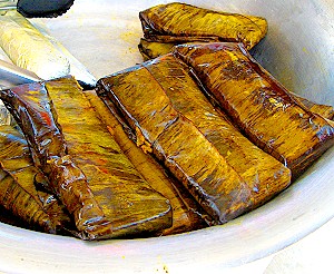 Tamales in Banana Leaves