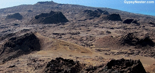 Cinder cones, Bartolome Island Galapagos