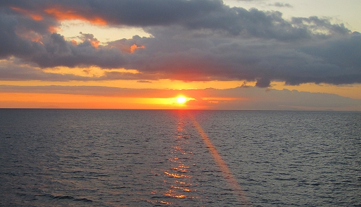 Sunset in the Galapagos