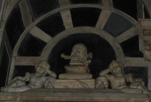 An odd little alcove in Cathedral San Lorenzo, Genoa Italy