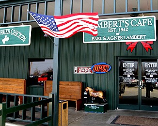 throwed roll at Lamert's cafe Sikeston MO