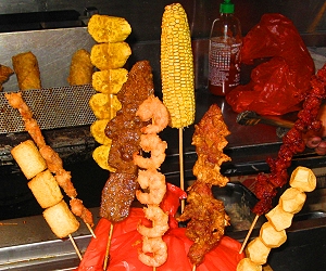 Food on a stick