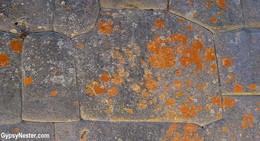The massive stones fit together tightly at Ollantaytambo, Peru