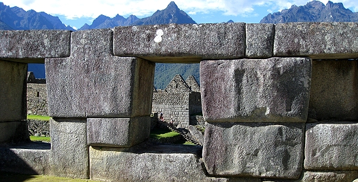 Amazing stone work at Machu Pichhu