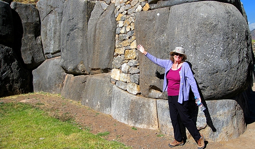 The enormous stones at Sacsayhuaman, Cusco, Peru
