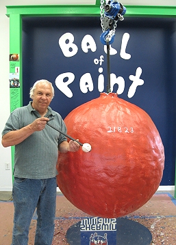 The World's Largest Ball of Paint