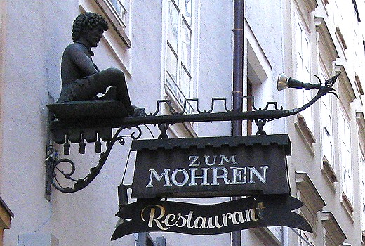 Zum Mohren Guild Sign