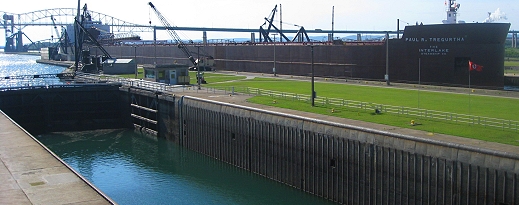 The largest ship on The Great Lakes, The Paul R. Tregurtha