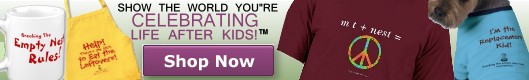 Exclusive GypsyNester Merchandise for Celebrating Life After Kids and Breaking the Empty Nest Rules!