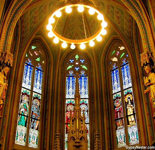 Inside Matthias Church serves as the second most important church in Budapest, Hungary