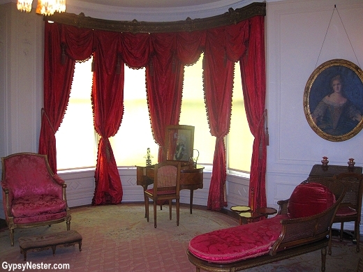 The Rose Bedroom in the Deere-Wiman House in Moline Illinois