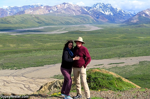 The GypsyNesters in Denali National Park in Alaska