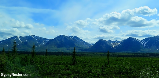The drive to Denali National Park, Alaska