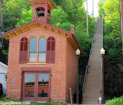 The hill Ulysses S. Grant climbed to his home in Galena Illinois