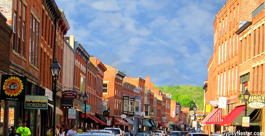 Main Street in Galena Illinois, a National Register Historic District