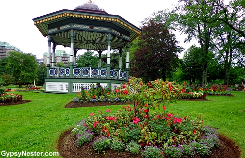 A gazebo in The Public Gardens in Halifax, Nova Scotia, Canada