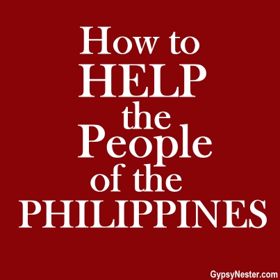 How to help the people of the Philippines