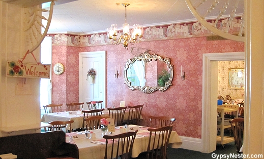 Each dining room at Hotel Nauvoo reflects different periods of Nauvoo's history