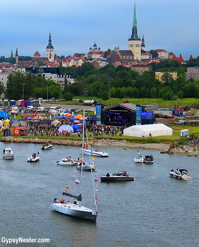 A festival in Tallinn, Estonia